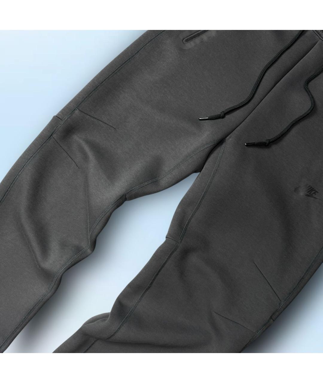 NIKE Антрацитовые хлопковые повседневные брюки, фото 4