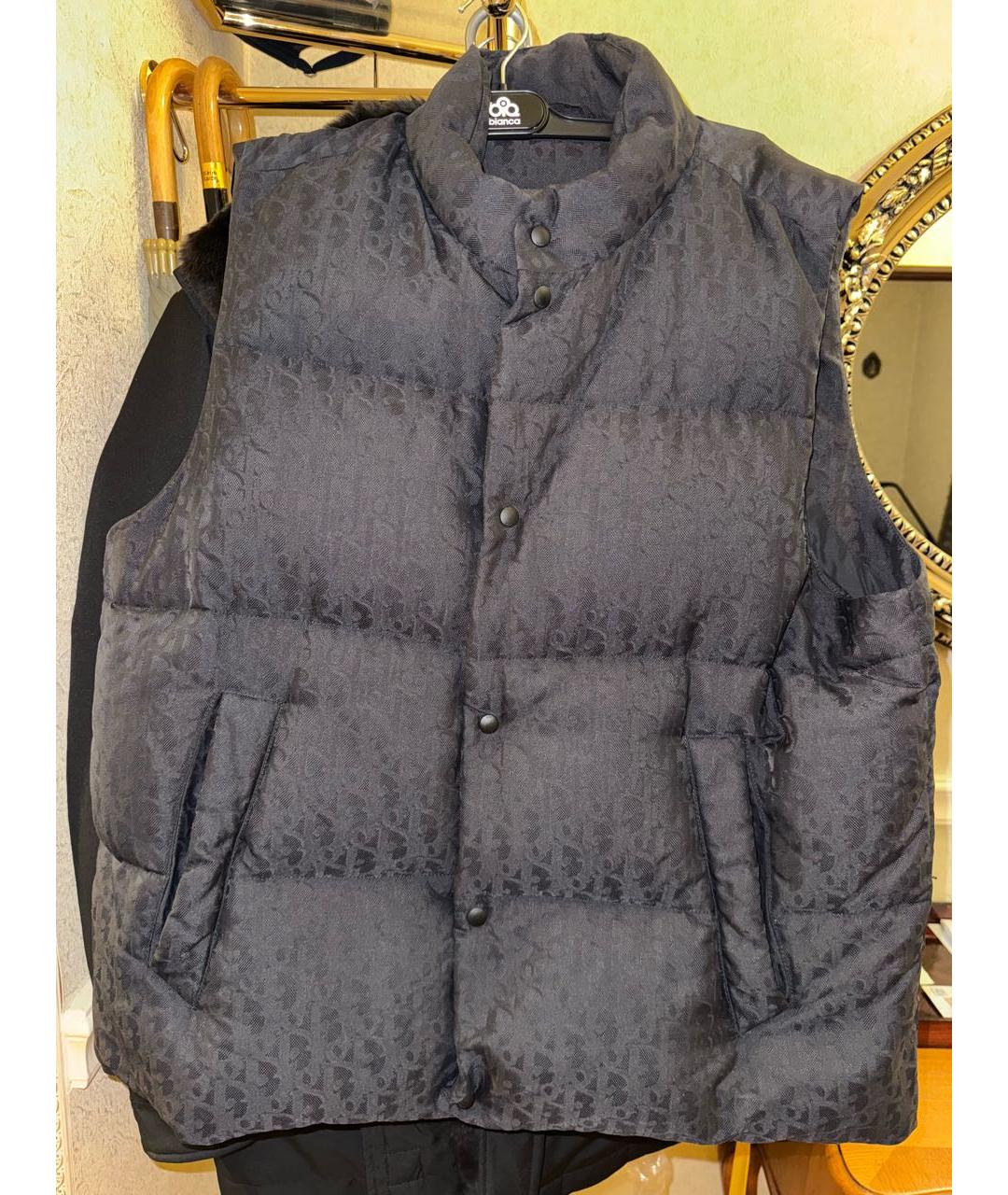 CHRISTIAN DIOR Темно-синий жилет, фото 5