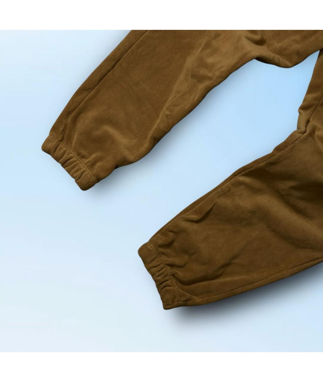 JORDAN Коричневые хлопковые повседневные брюки, фото 5