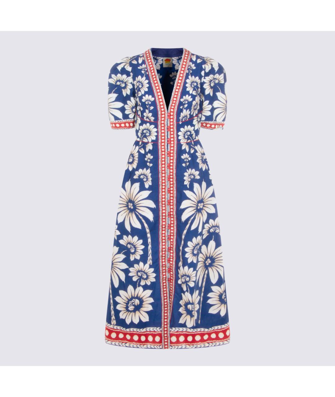 FARM RIO Синее хлопковое платье, фото 5