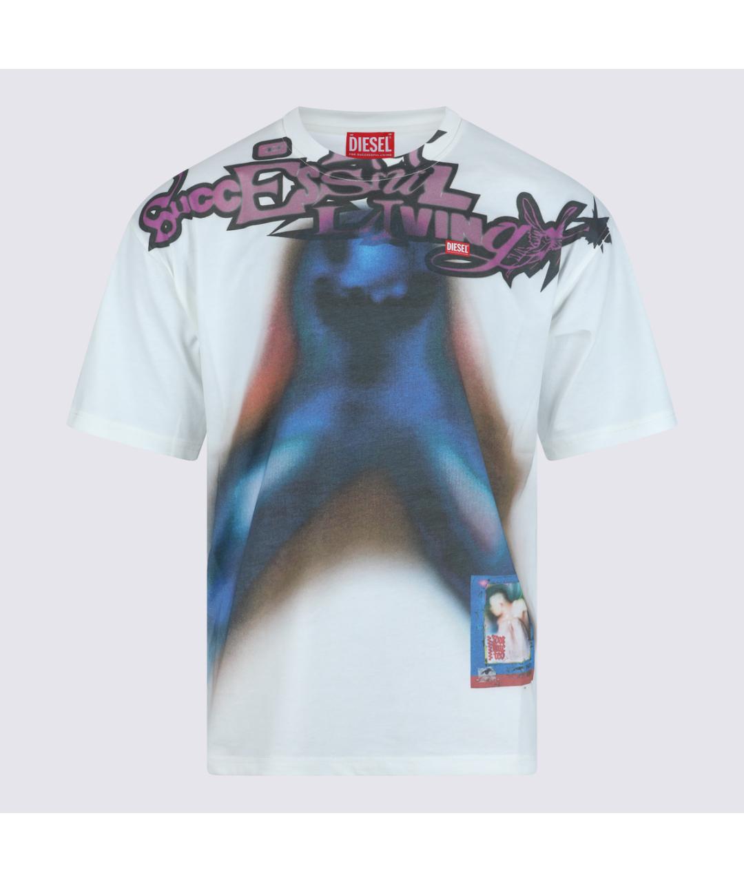 DIESEL Мульти хлопковая футболка, фото 5