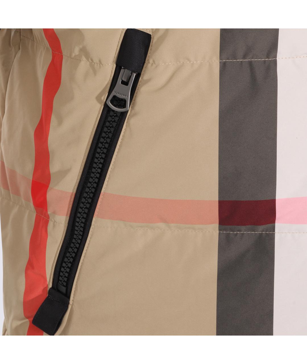 BURBERRY Бежевая полиамидовая парка, фото 4