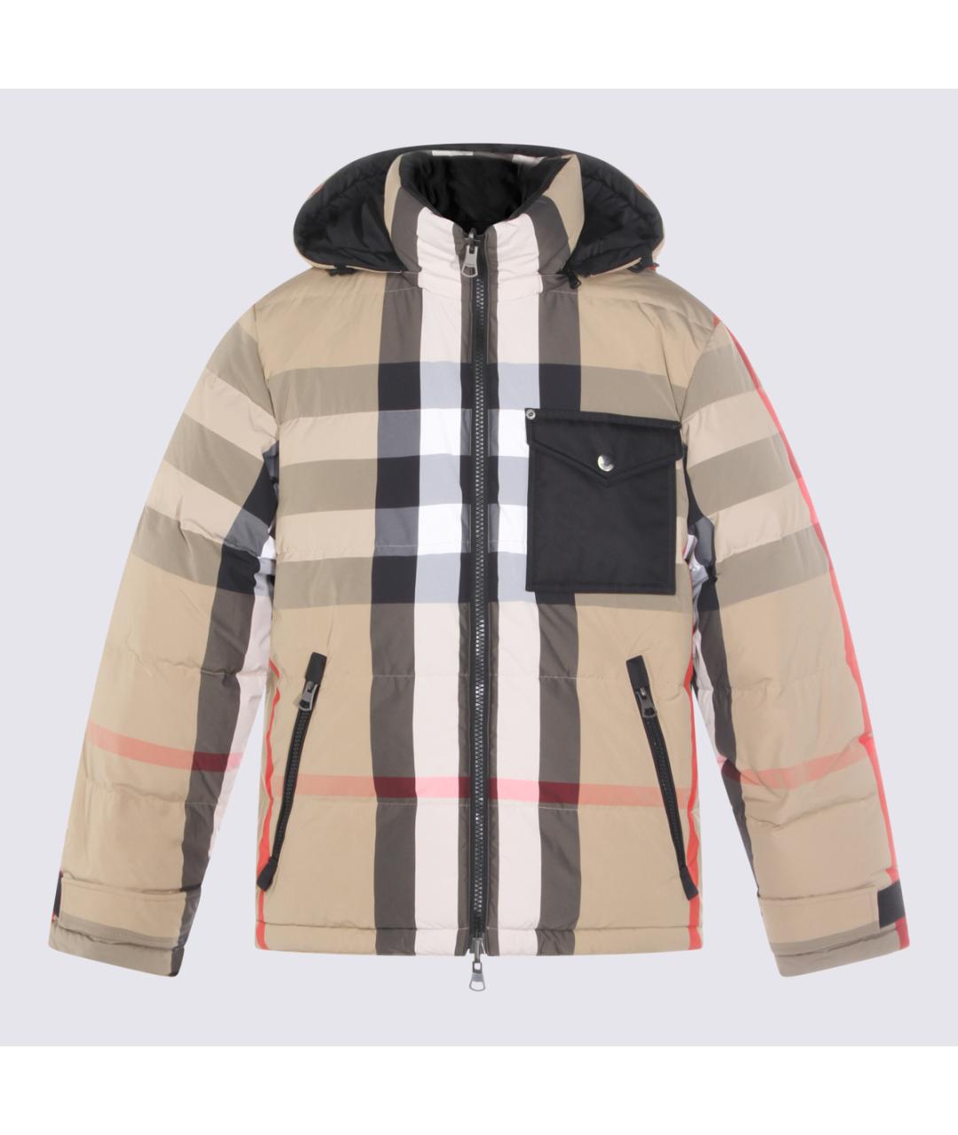 BURBERRY Бежевая полиамидовая парка, фото 5