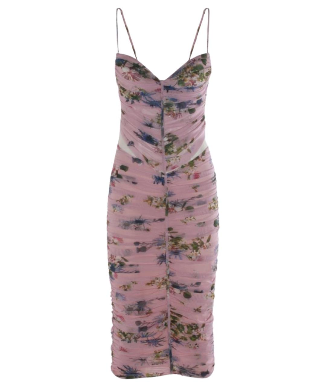 BLUMARINE Розовое полиамидовое платье, фото 1