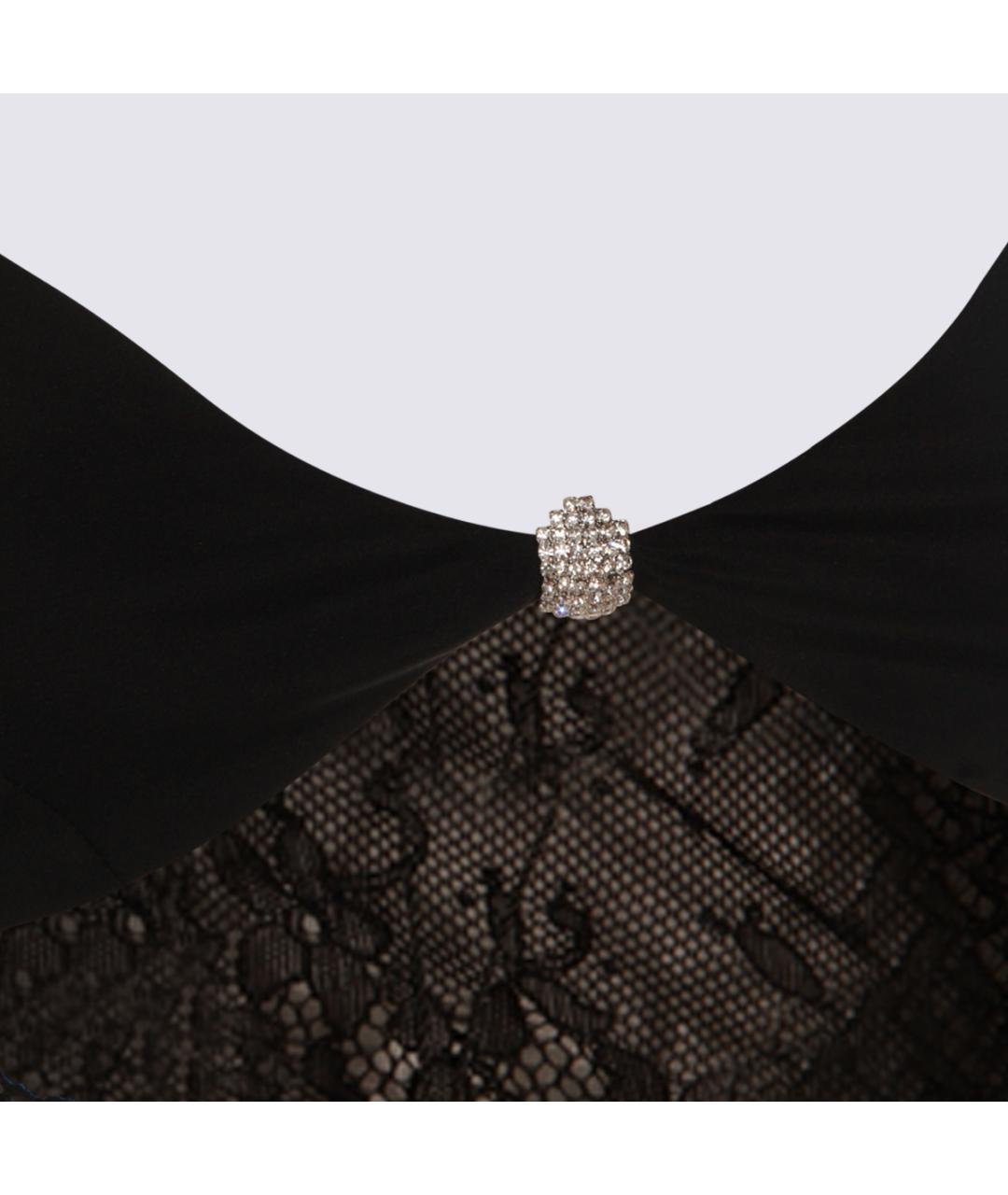 NISSA Черное полиамидовое коктейльное платье, фото 3