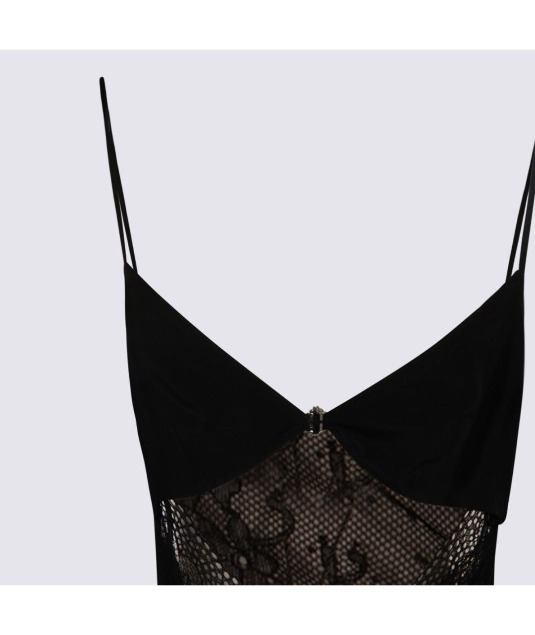 NISSA Черное полиамидовое коктейльное платье, фото 5