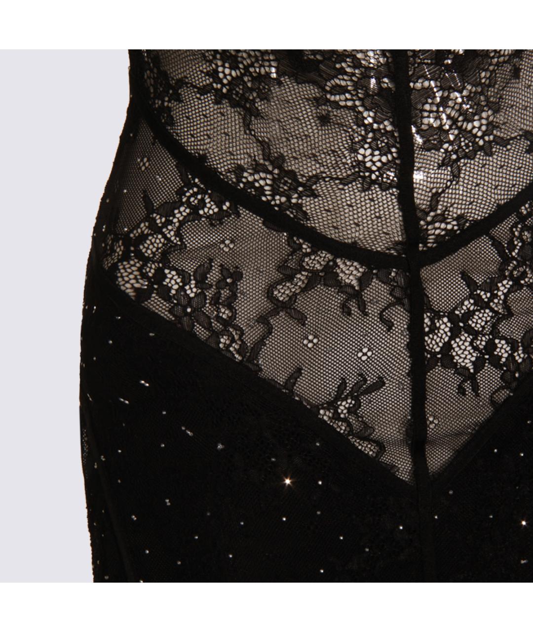 NISSA Черное полиамидовое коктейльное платье, фото 4