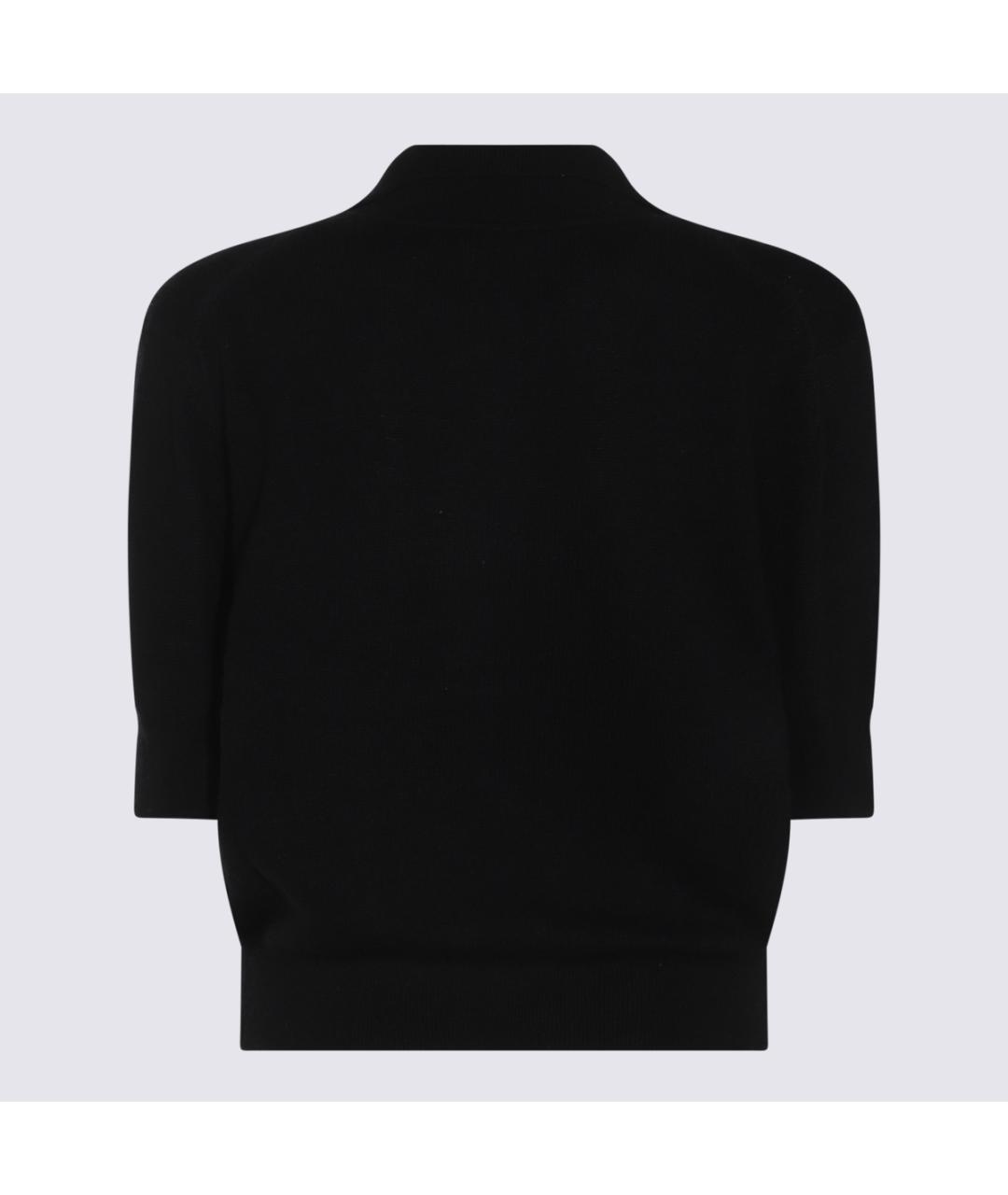 KHAITE Черная шерстяная жилетка, фото 2