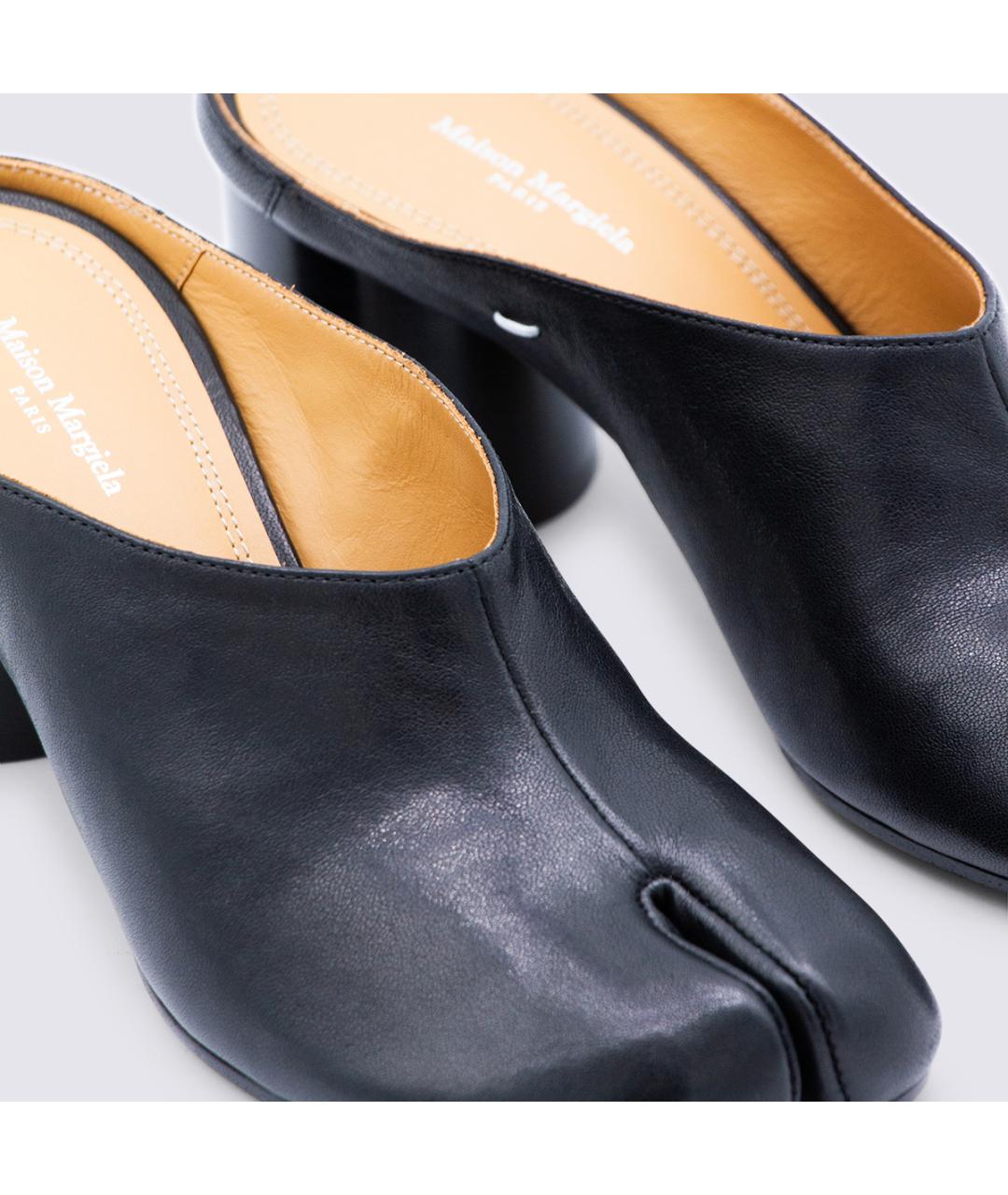 MAISON MARGIELA Черные босоножки, фото 4