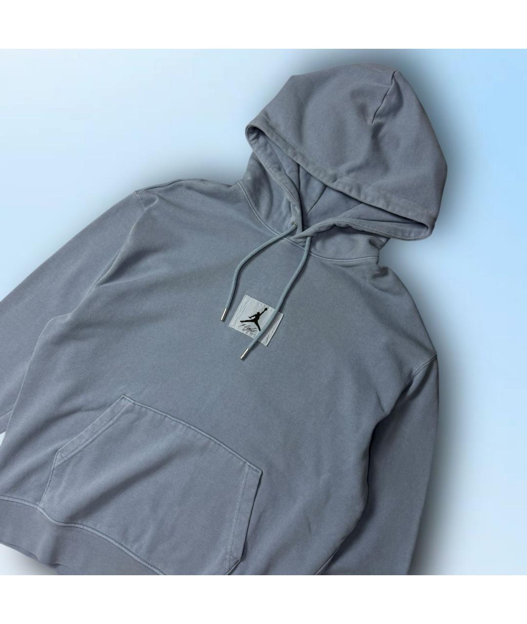 JORDAN Голубой хлопковый спортивный костюм, фото 4