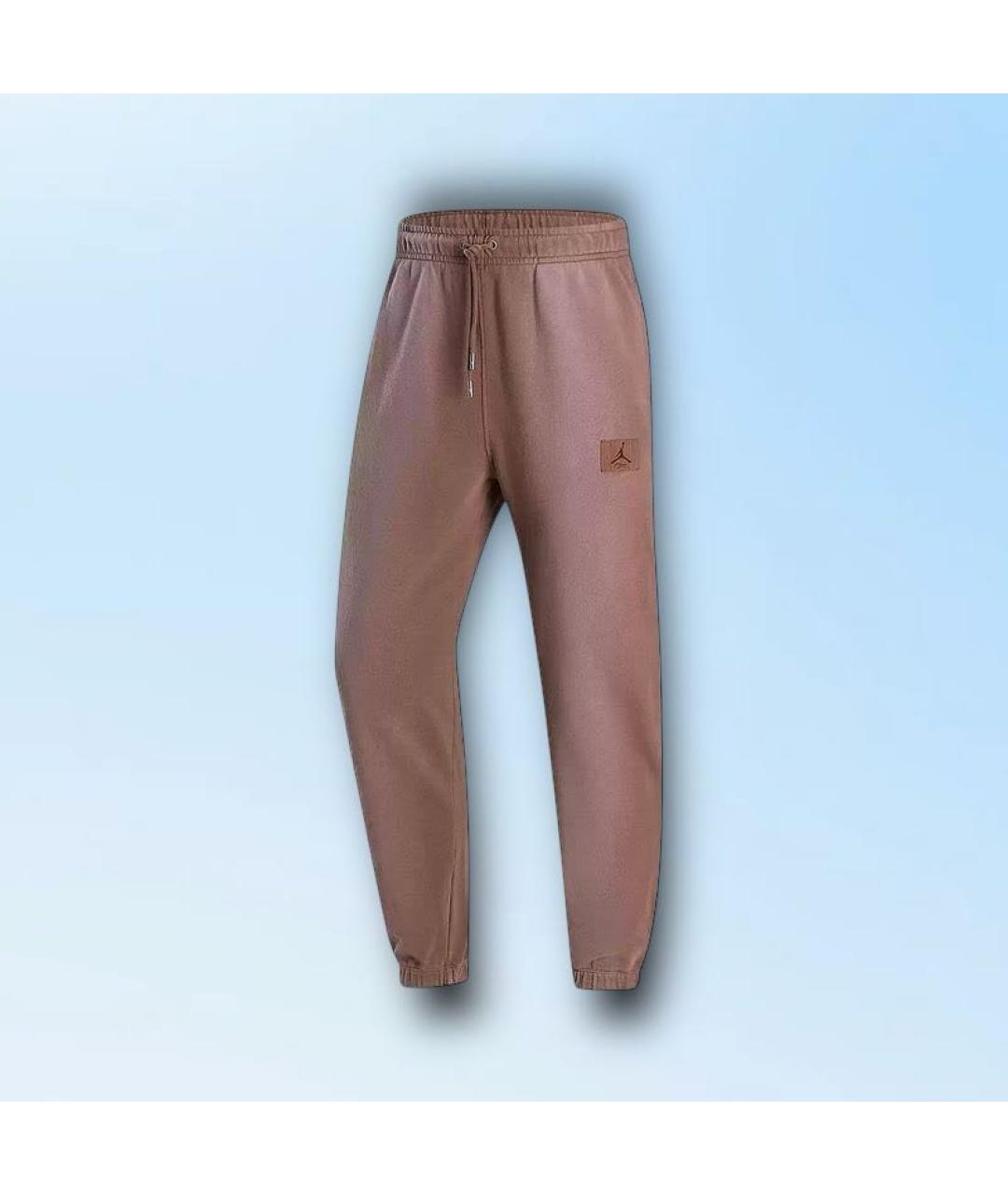 JORDAN Коричневый хлопковый спортивный костюм, фото 8