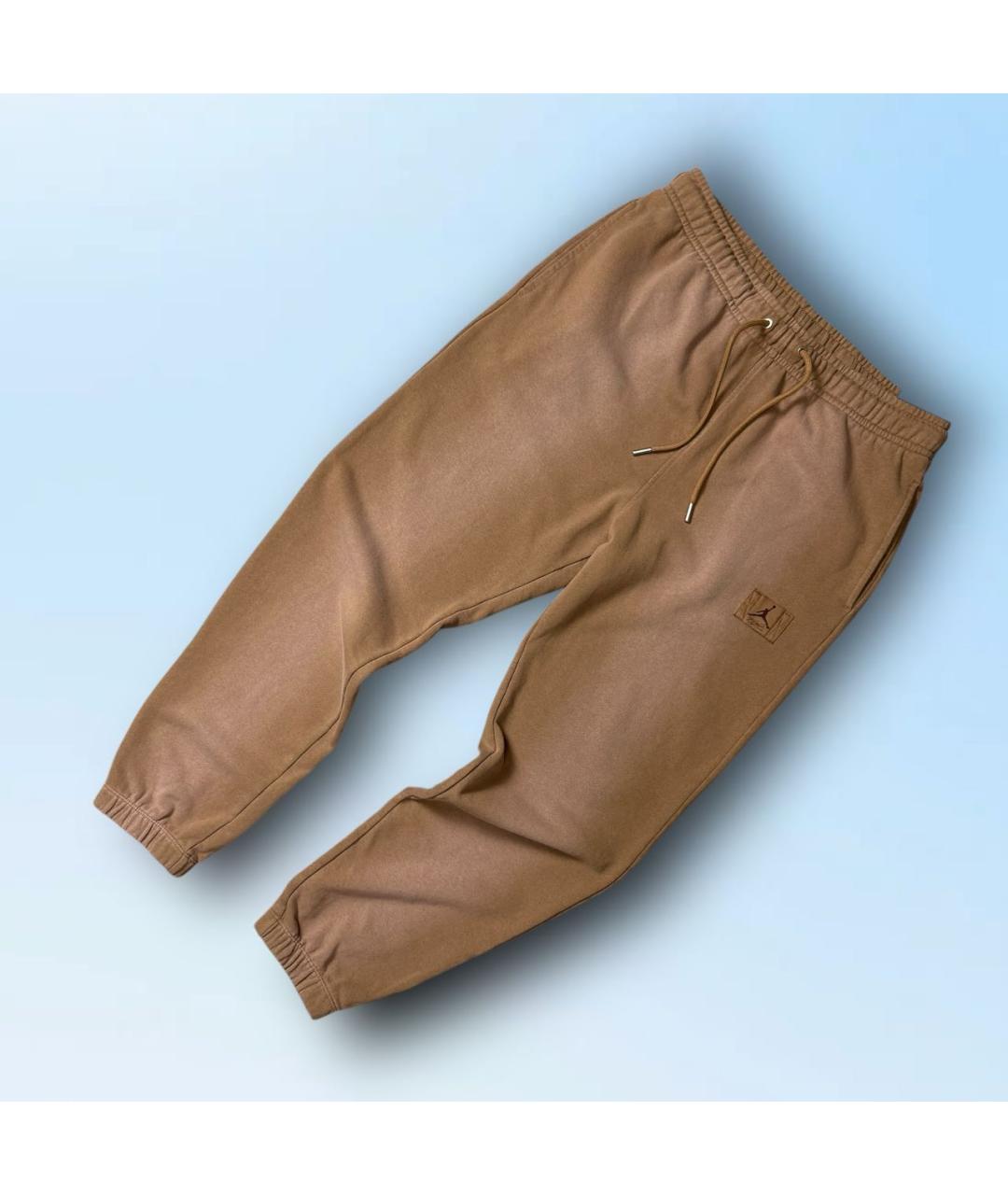 JORDAN Коричневый хлопковый спортивный костюм, фото 5