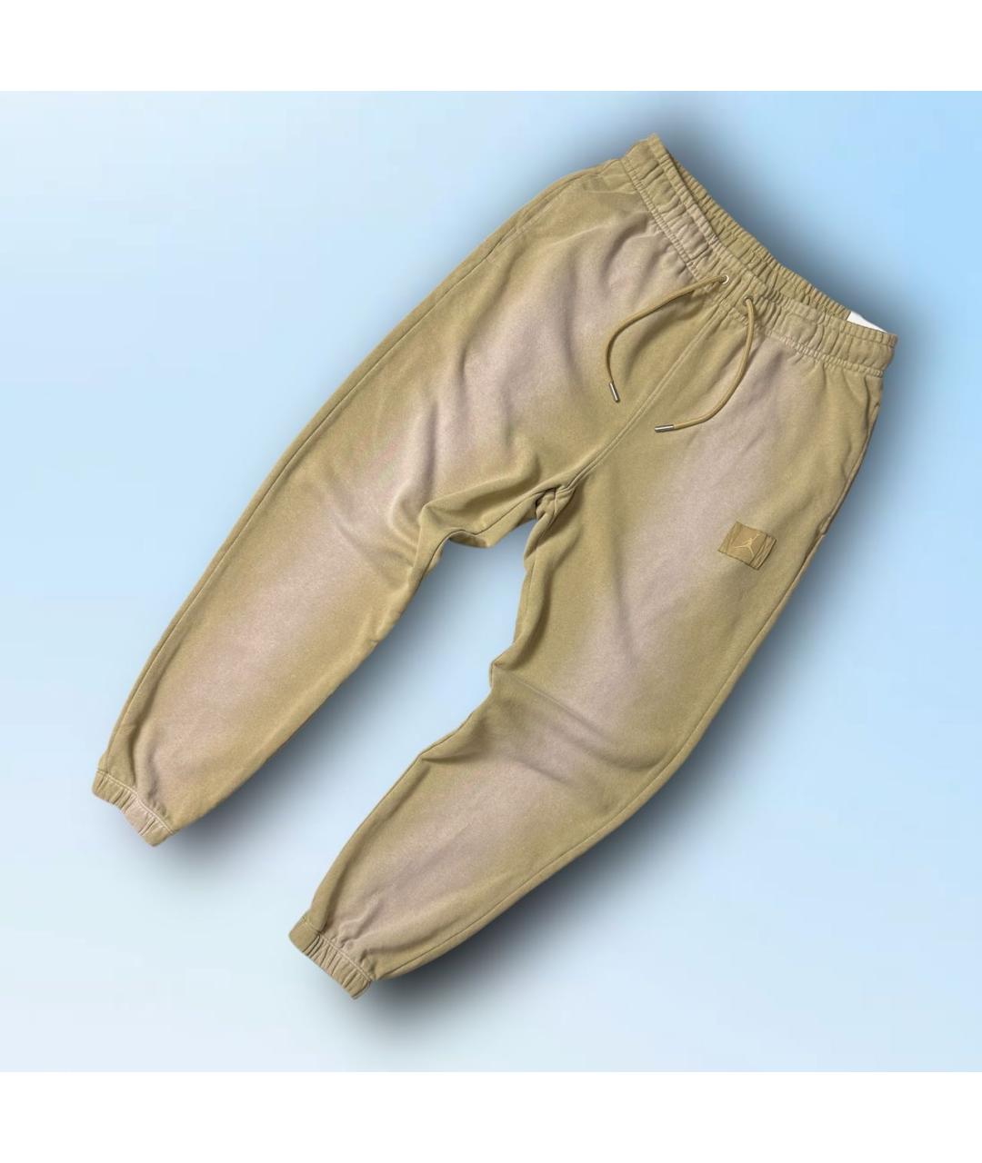 JORDAN Горчичный хлопковый спортивный костюм, фото 5