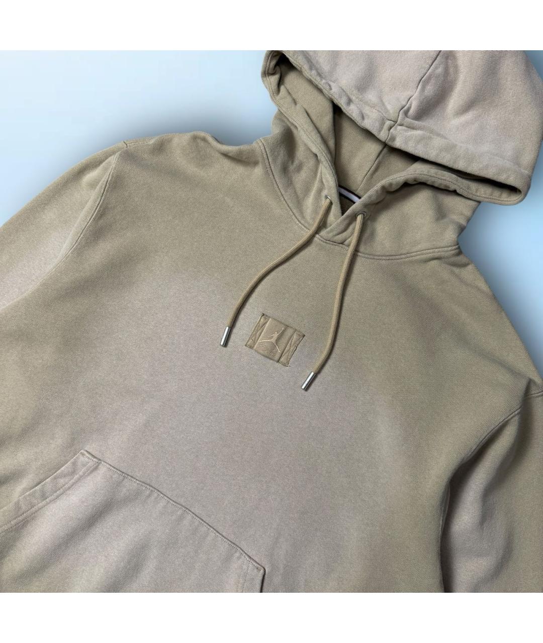 JORDAN Горчичный хлопковый спортивный костюм, фото 4