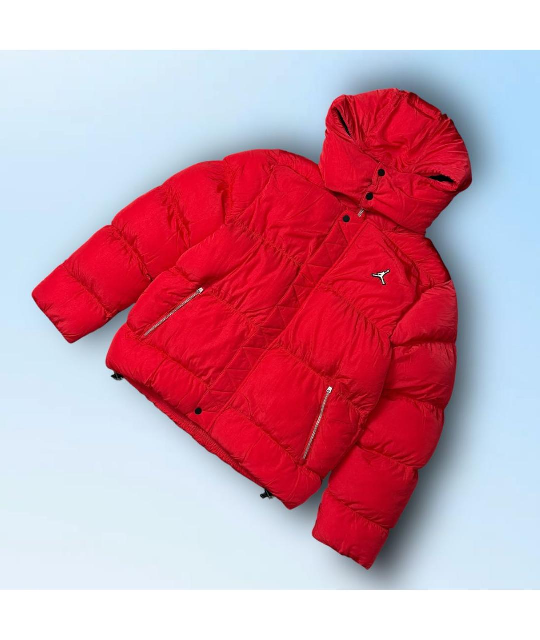 NIKE Красный полиэстеровый пуховик, фото 9