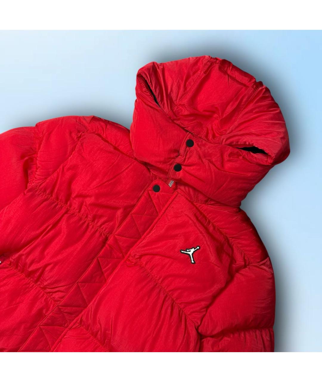 NIKE Красный полиэстеровый пуховик, фото 2