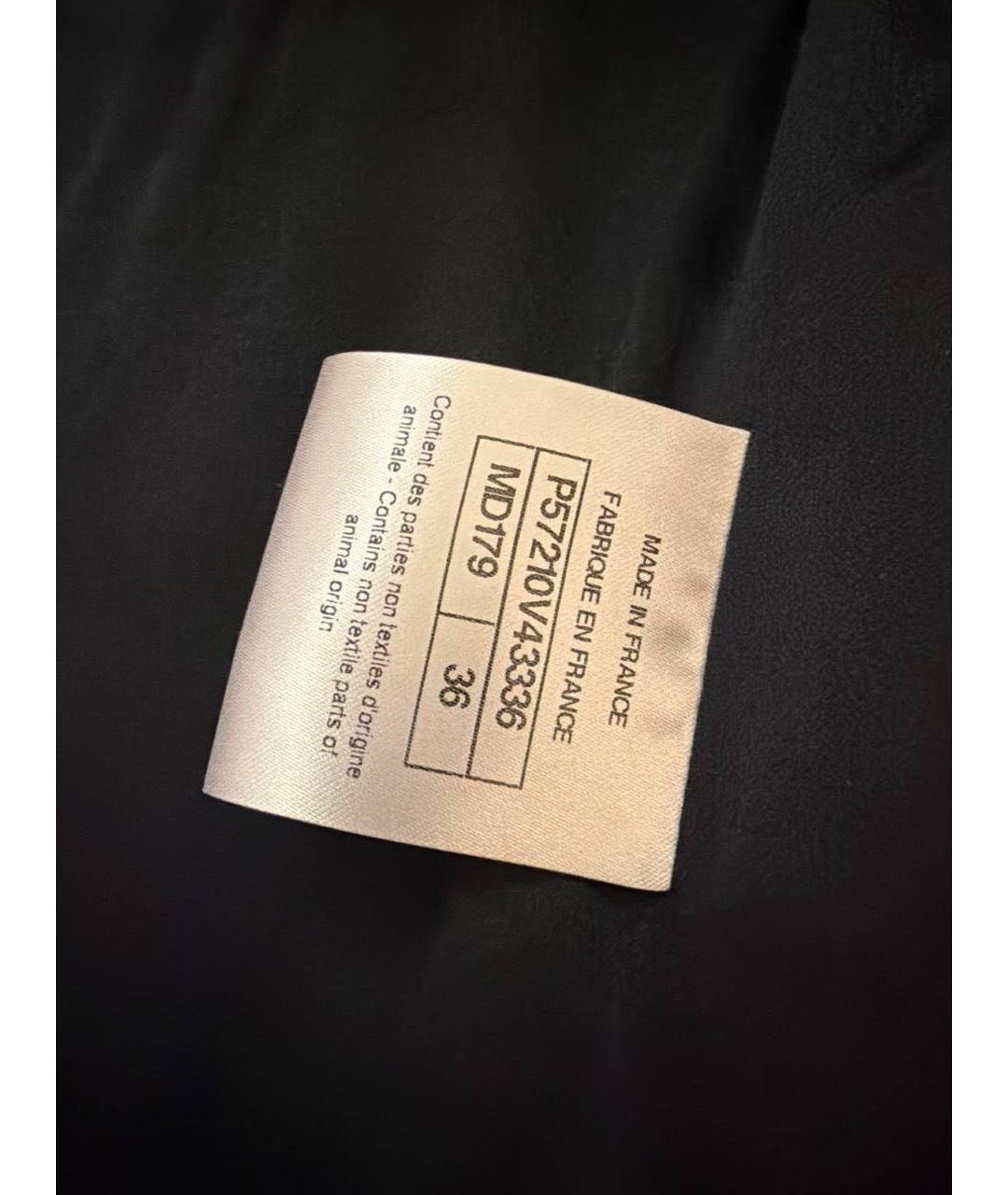 CHANEL Черное пальто, фото 2