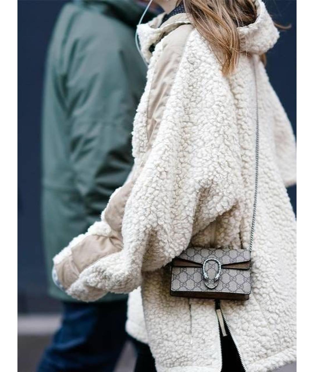 GUCCI Коричневая кожаная сумка через плечо, фото 6