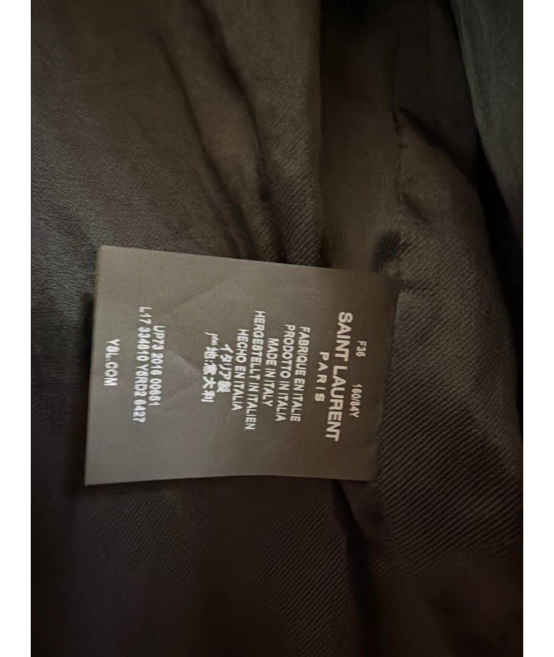 SAINT LAURENT Красная кожаная куртка, фото 2