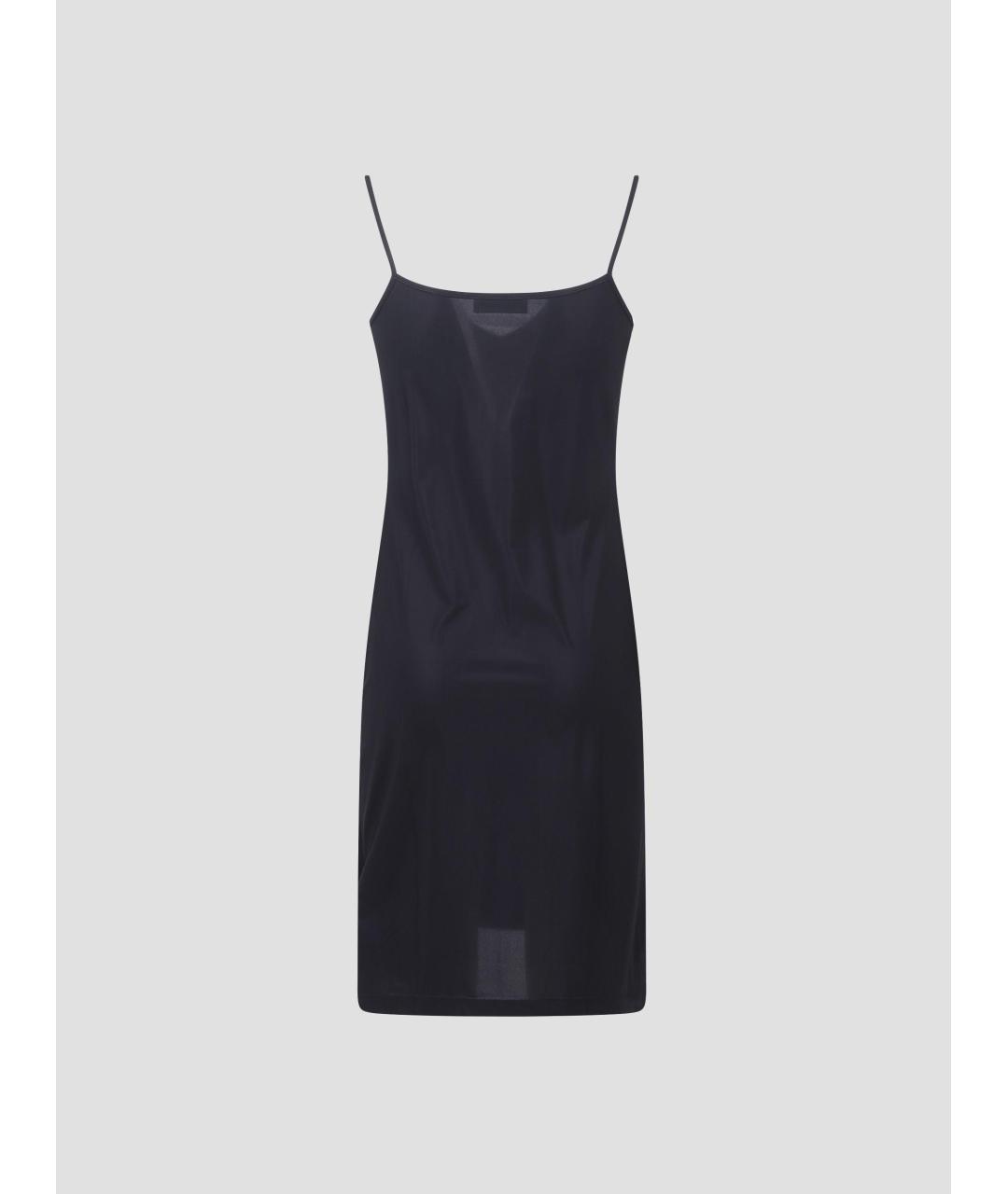 JIL SANDER Черное полиамидовое повседневное платье, фото 2