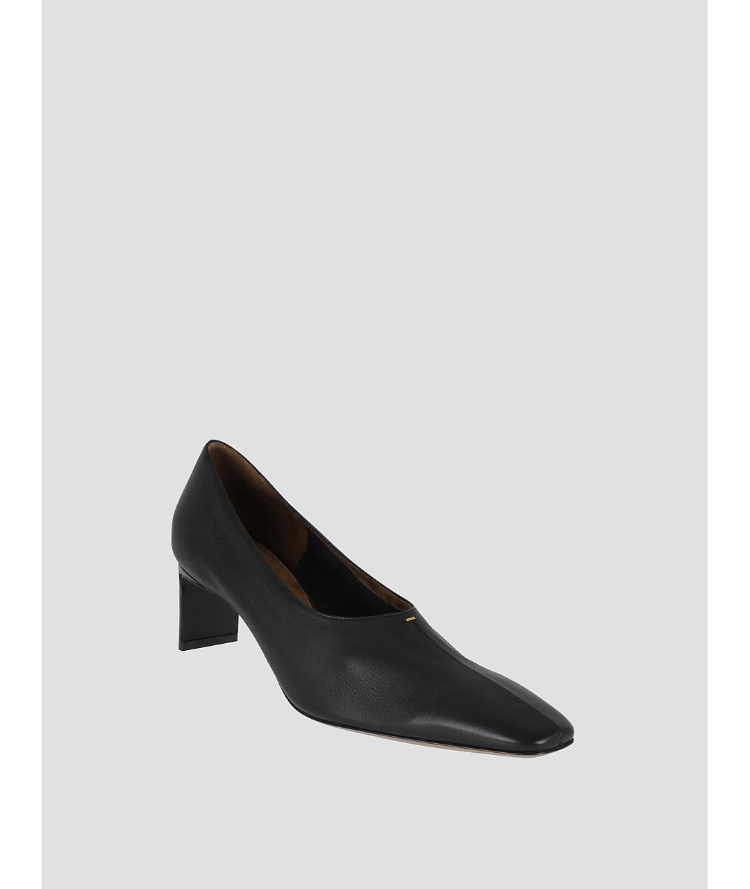 KHAITE Черные кожаные туфли, фото 3