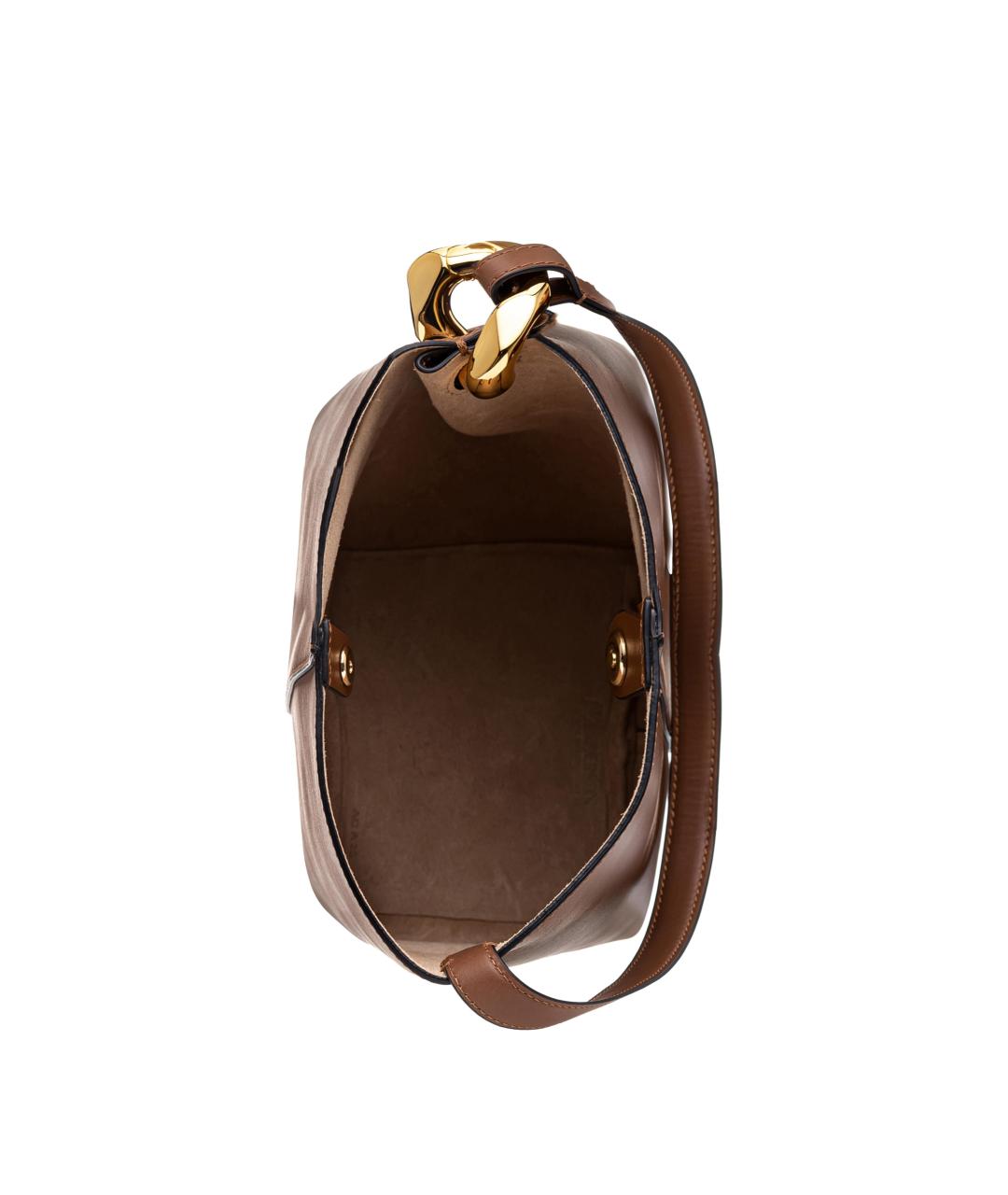 J.W.ANDERSON Бежевая кожаная сумка через плечо, фото 2