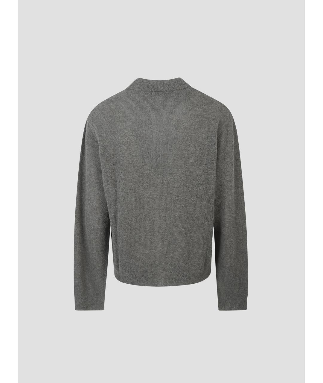 OUR LEGACY Серый шерстяной кардиган, фото 2