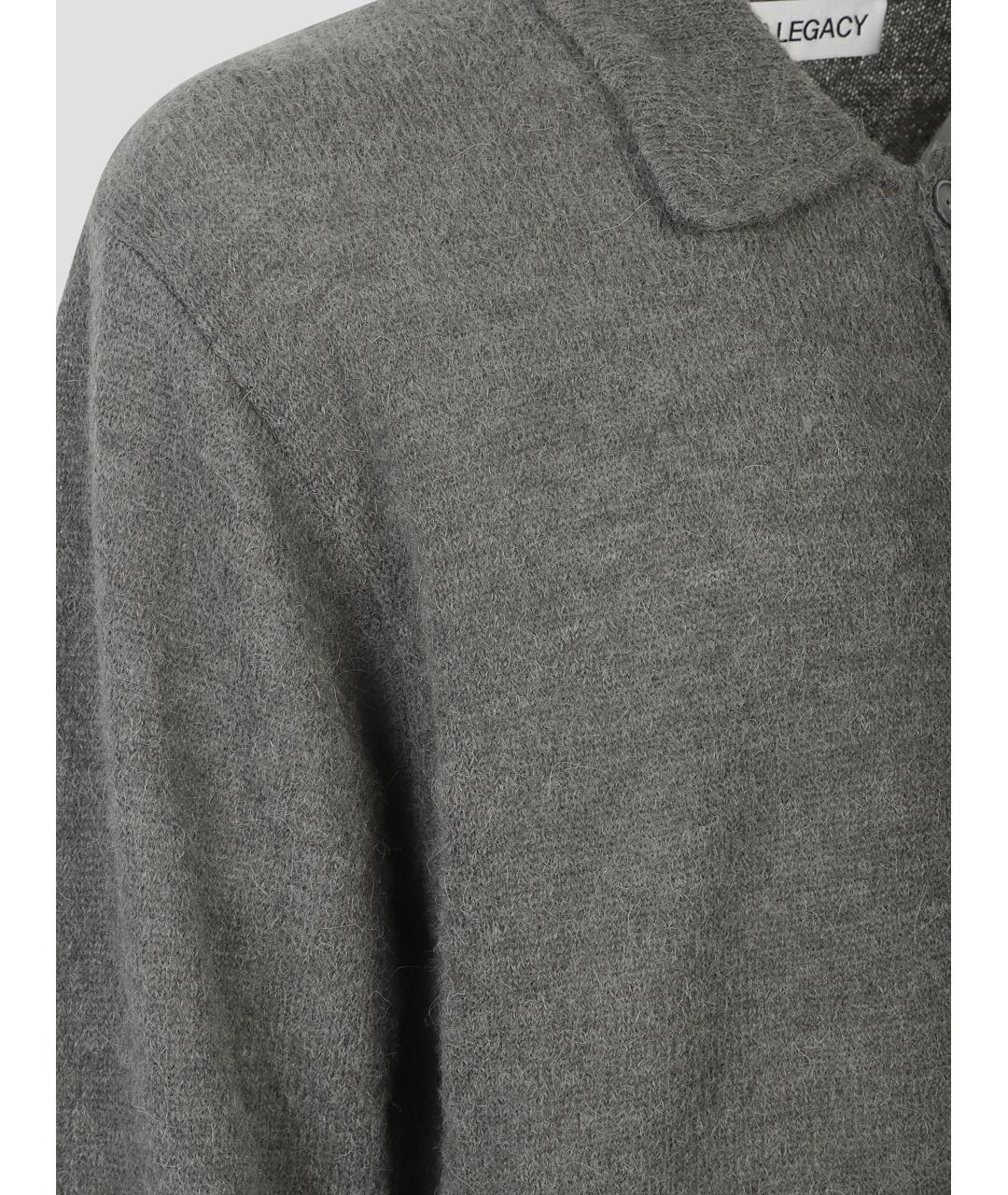 OUR LEGACY Серый шерстяной кардиган, фото 3