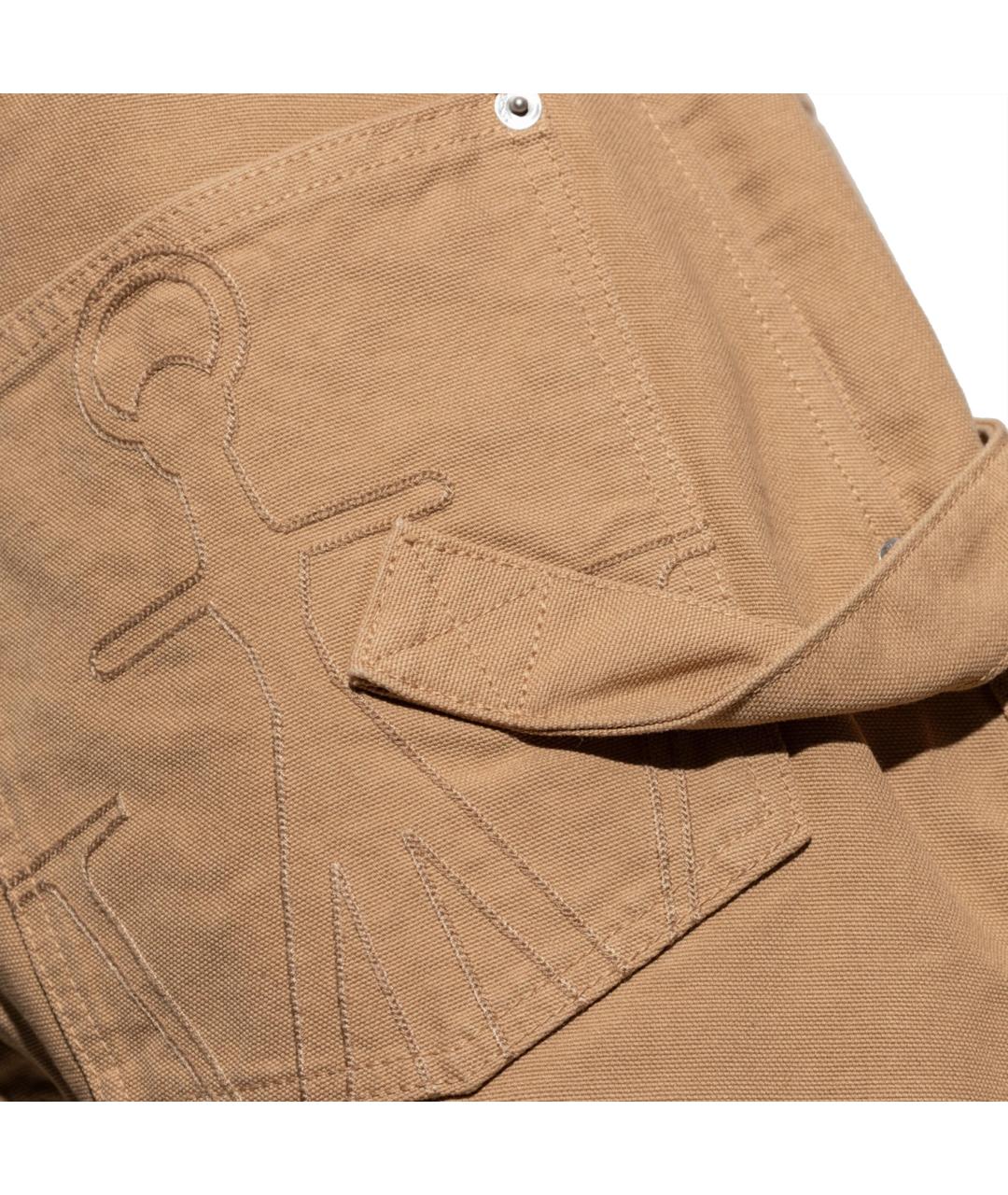 J.W.ANDERSON Бежевые хлопковые шорты, фото 2