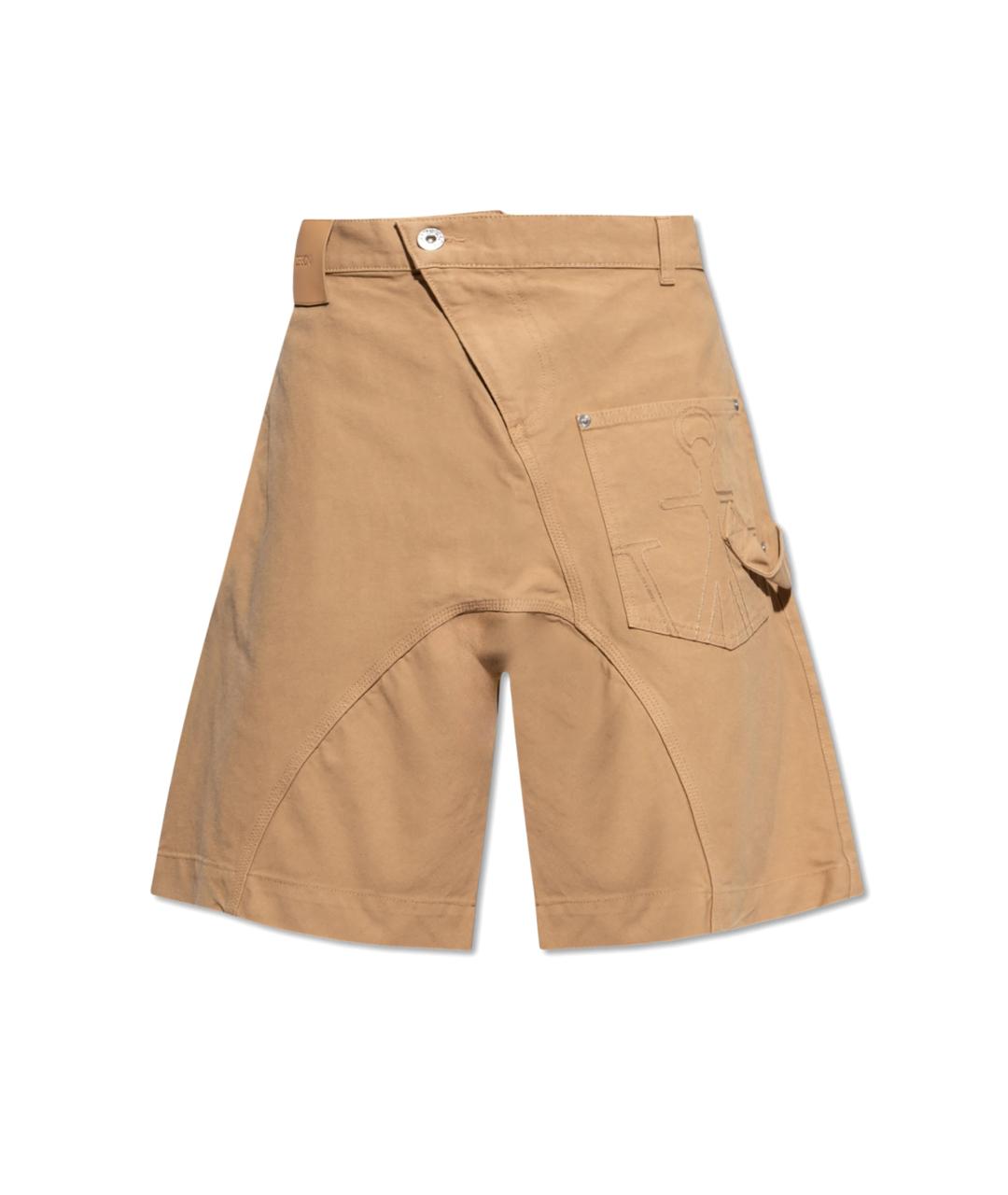 J.W.ANDERSON Бежевые хлопковые шорты, фото 1