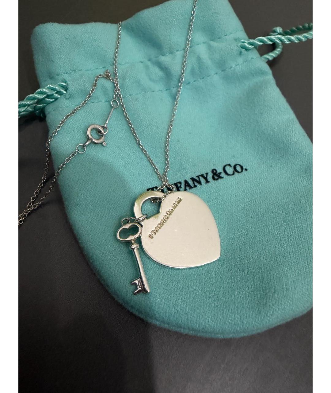TIFFANY&CO Серебряная серебряная подвеска, фото 6