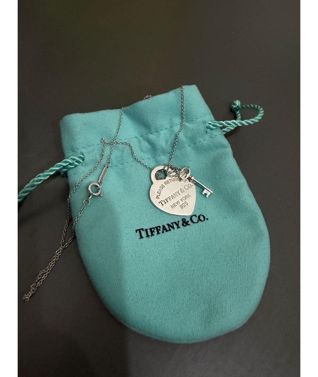 TIFFANY&CO Серебряная серебряная подвеска, фото 5