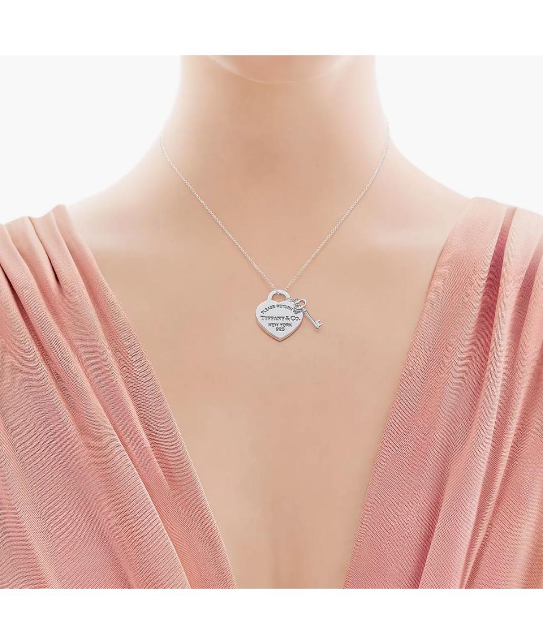 TIFFANY&CO Серебряная серебряная подвеска, фото 2
