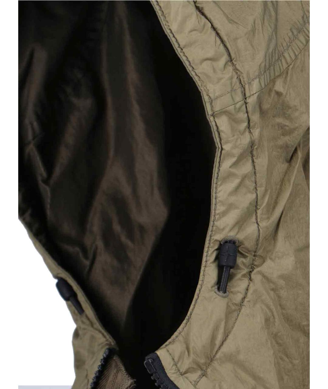 STONE ISLAND Зеленая полиамидовая куртка, фото 5