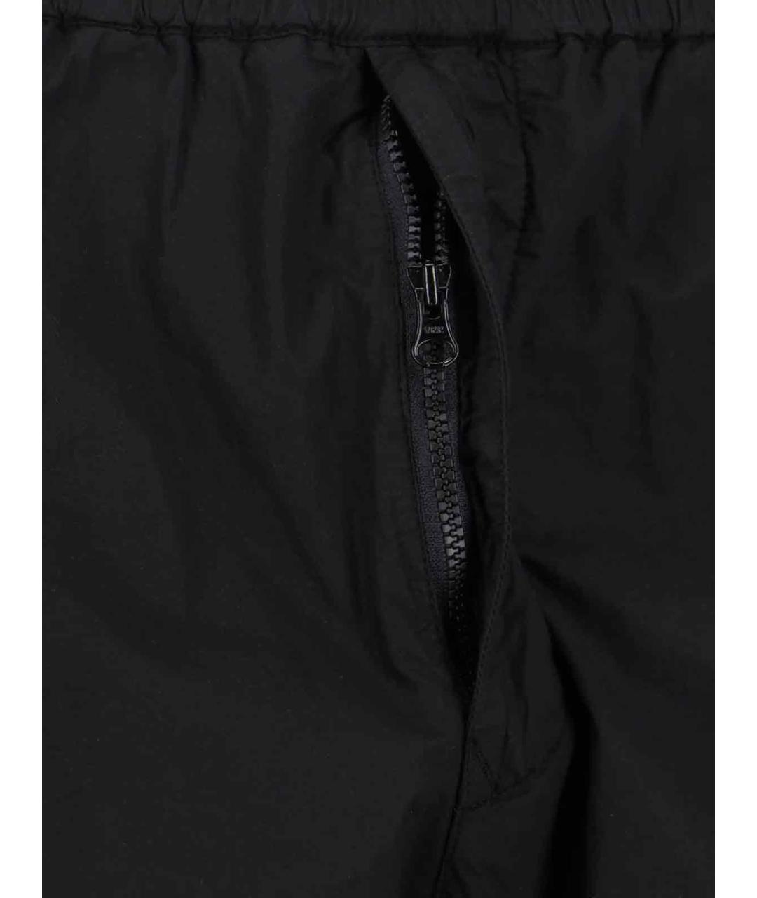 STONE ISLAND Черные хлопковые повседневные брюки, фото 5