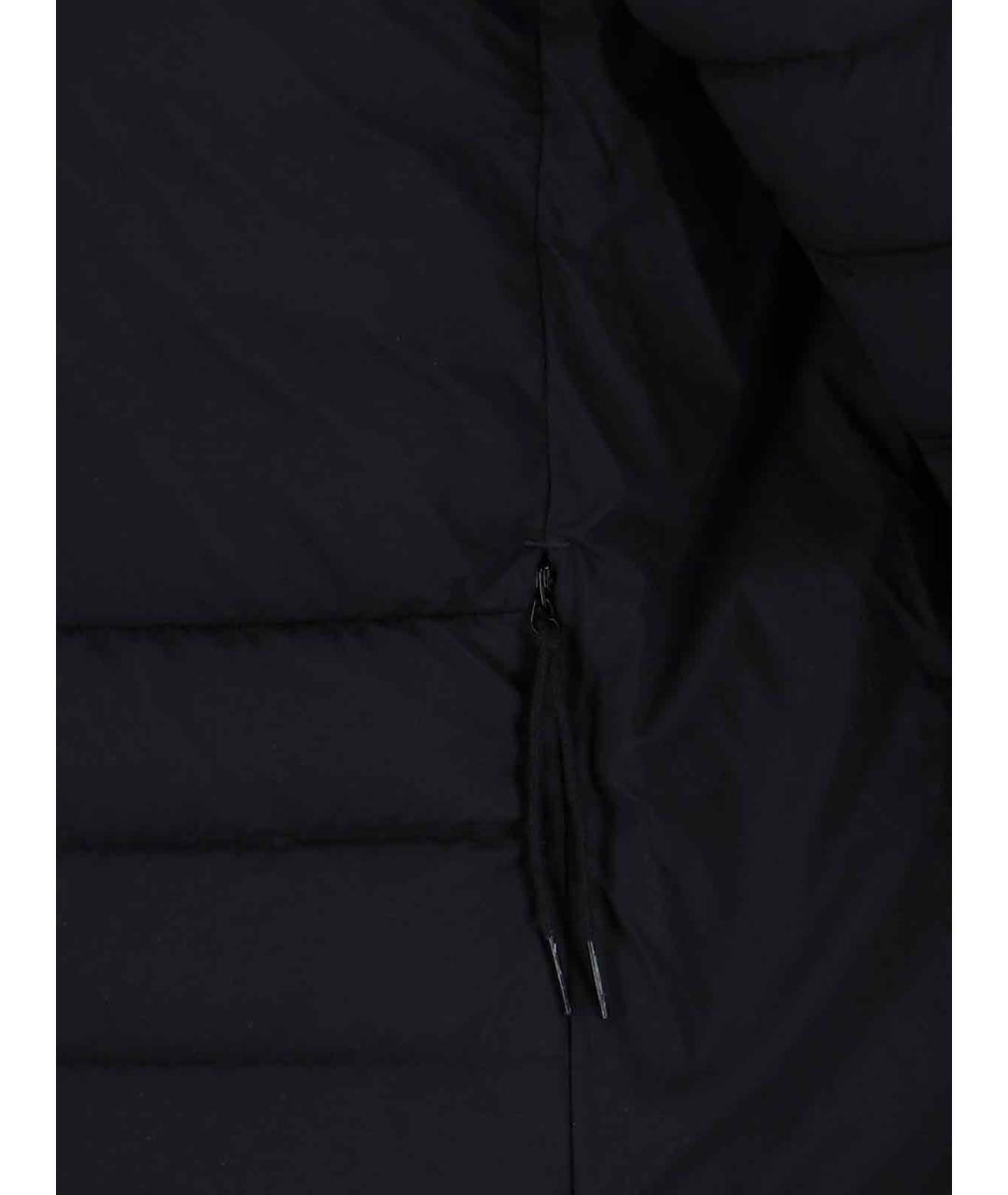 STONE ISLAND Черный полиамидовый пуховик, фото 4