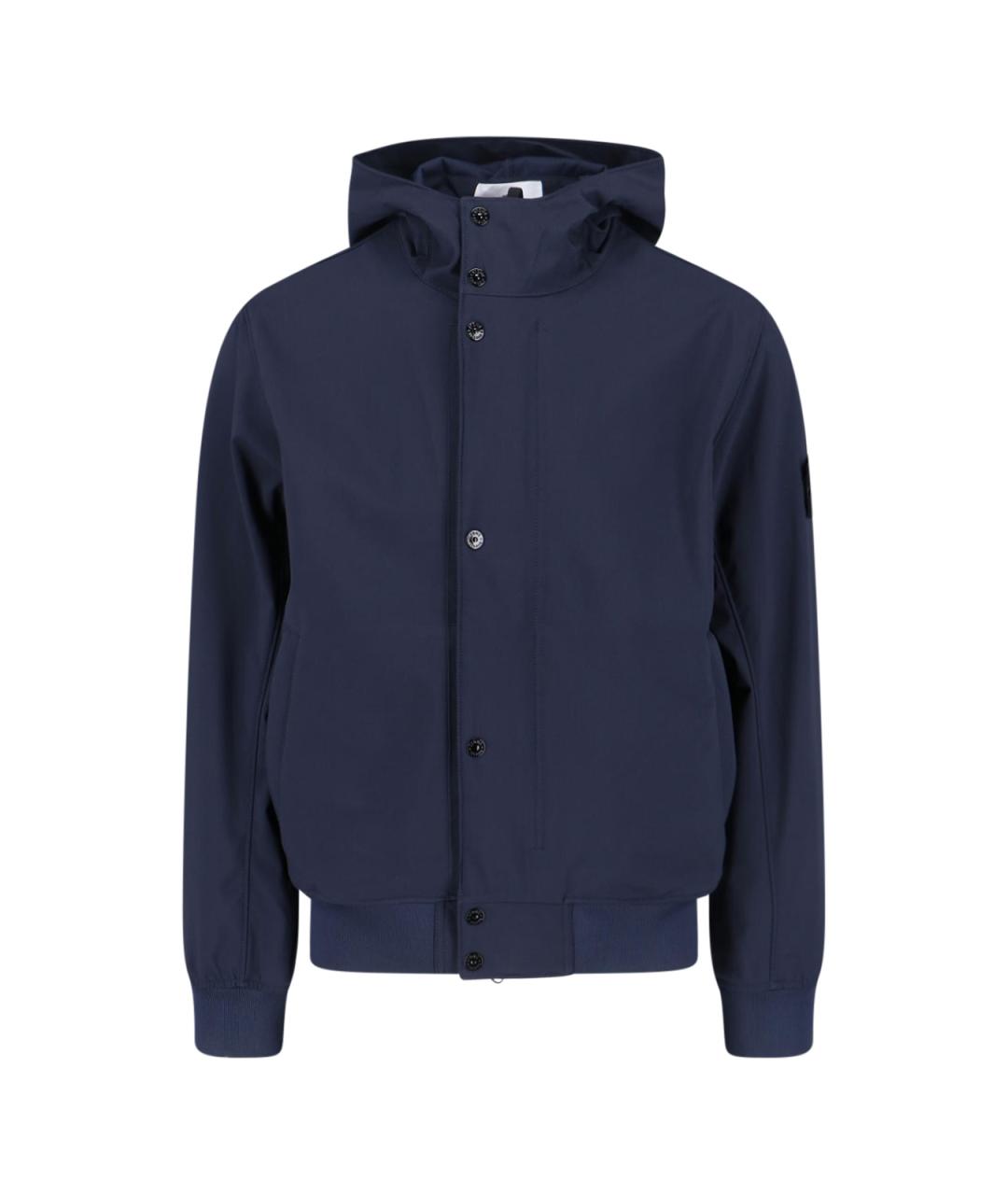 STONE ISLAND Синяя полиэстеровая куртка, фото 1