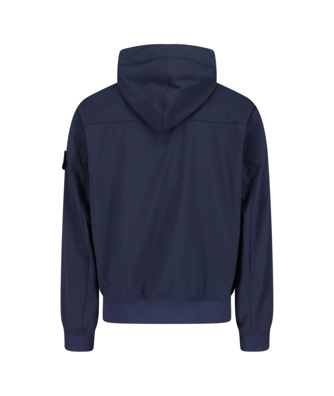 STONE ISLAND Синяя полиэстеровая куртка, фото 2