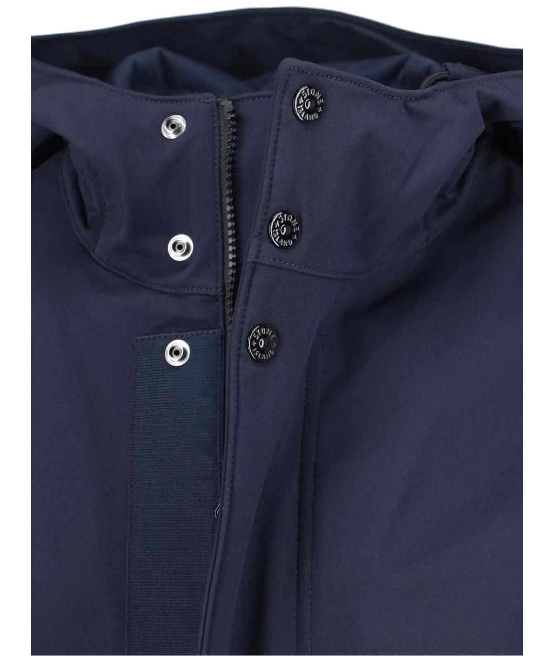 STONE ISLAND Синяя полиэстеровая куртка, фото 4