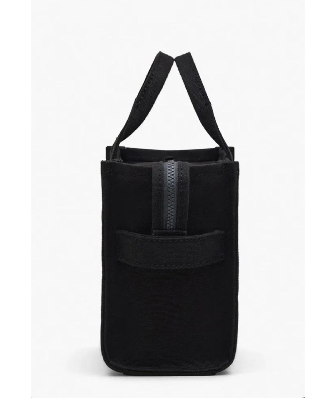 MARC JACOBS Черная хлопковая сумка с короткими ручками, фото 3