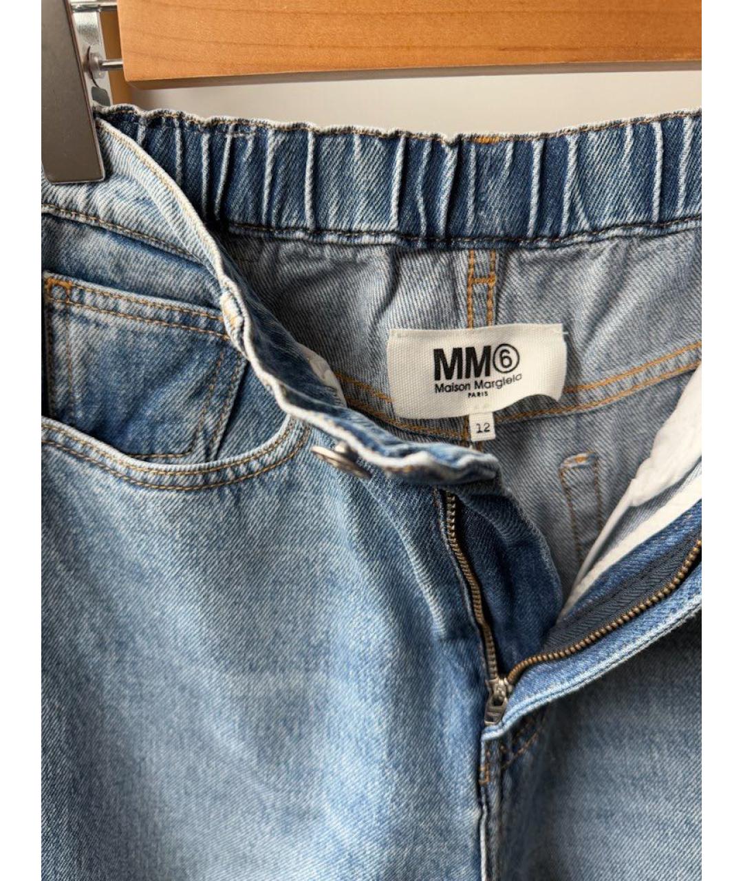 MM6 MAISON MARGIELA Синие деним детские джинсы, фото 4