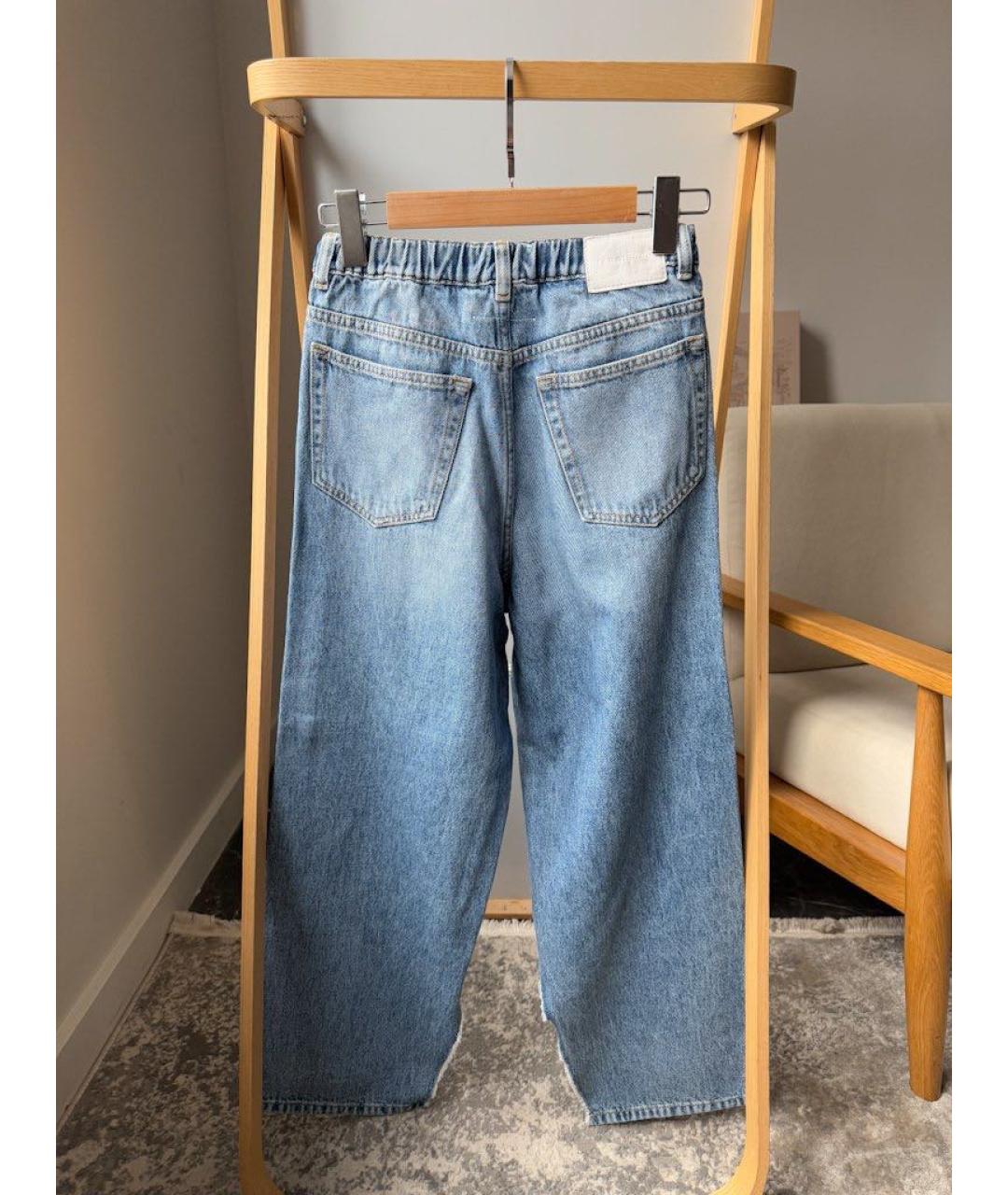 MM6 MAISON MARGIELA Синие деним детские джинсы, фото 2
