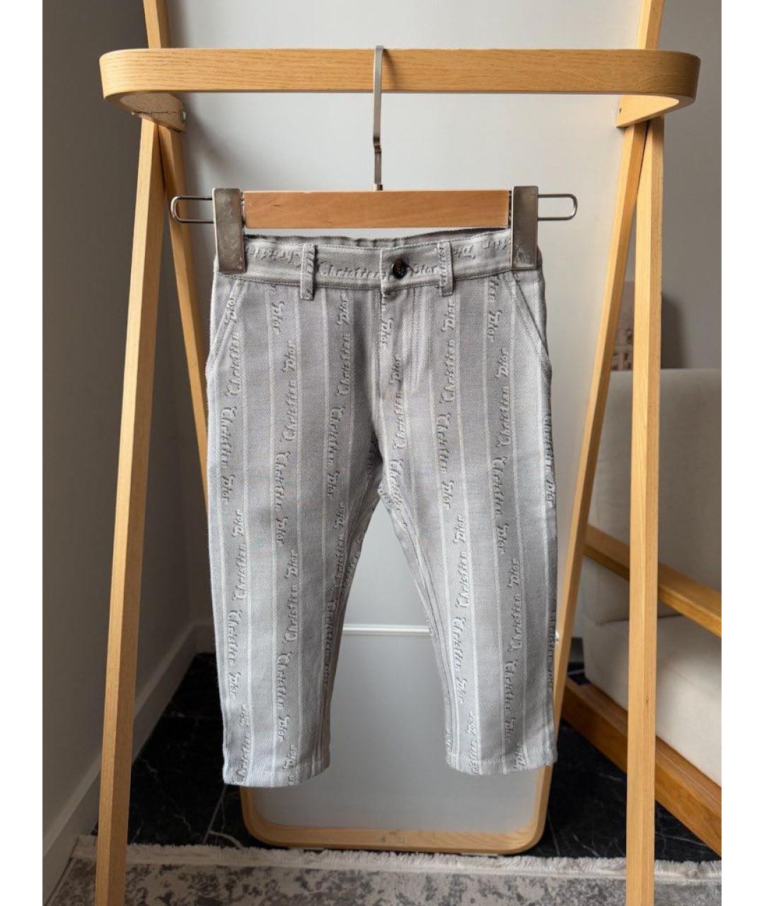 CHRISTIAN DIOR Серый деним комплект, фото 2