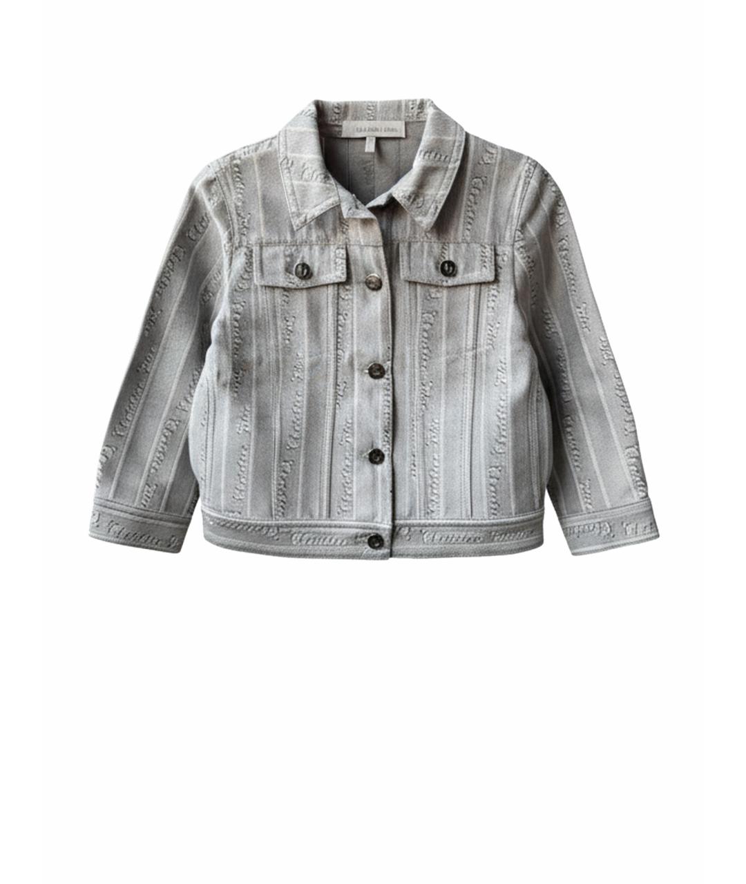 CHRISTIAN DIOR Серый деним комплект, фото 1