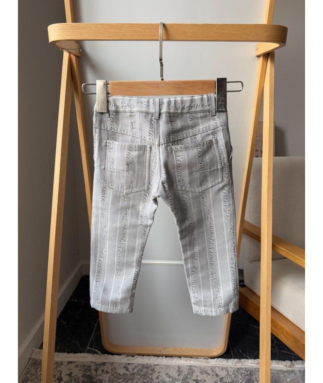 CHRISTIAN DIOR Серый деним комплект, фото 8