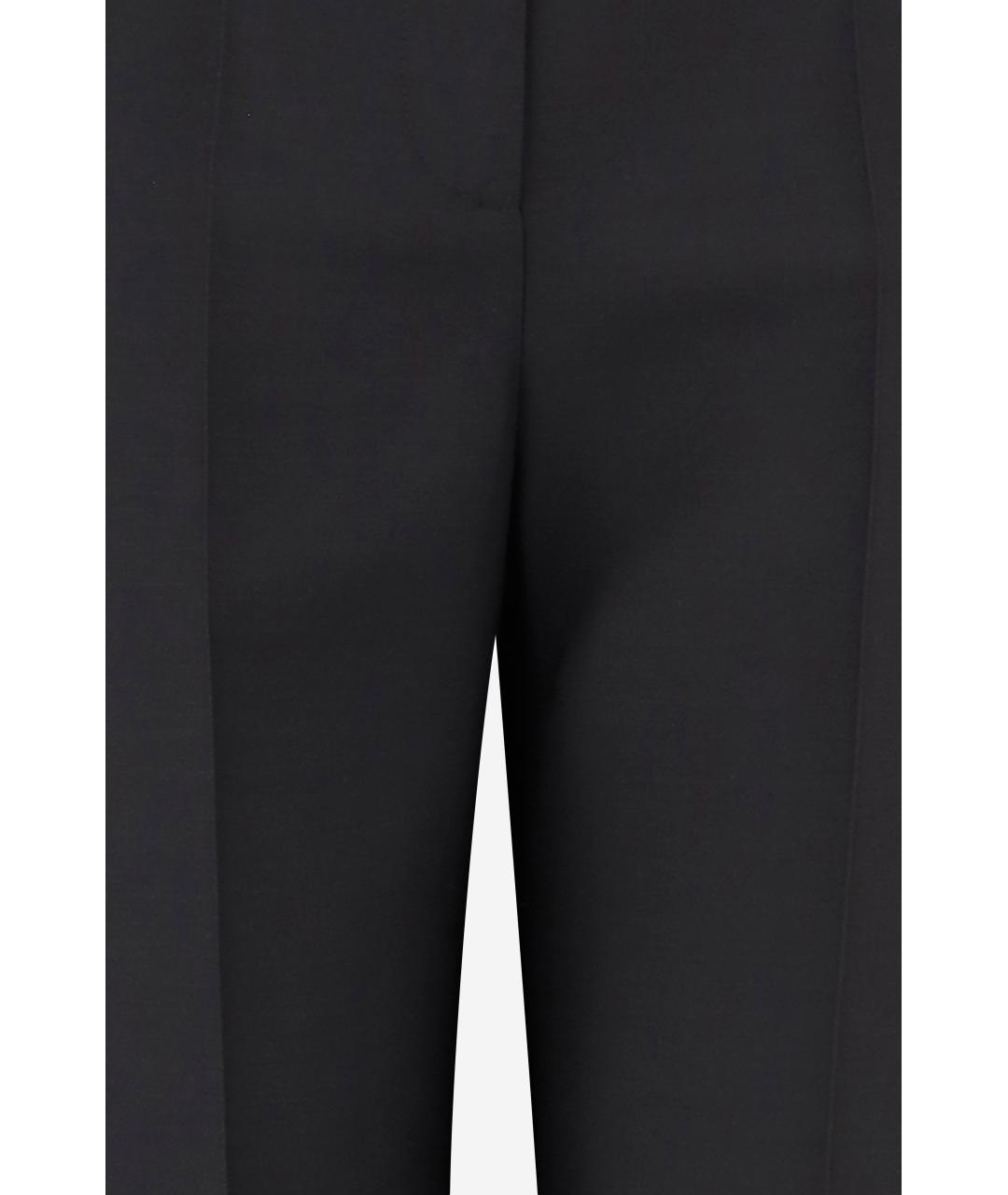 VALENTINO Черные шерстяные брюки широкие, фото 3