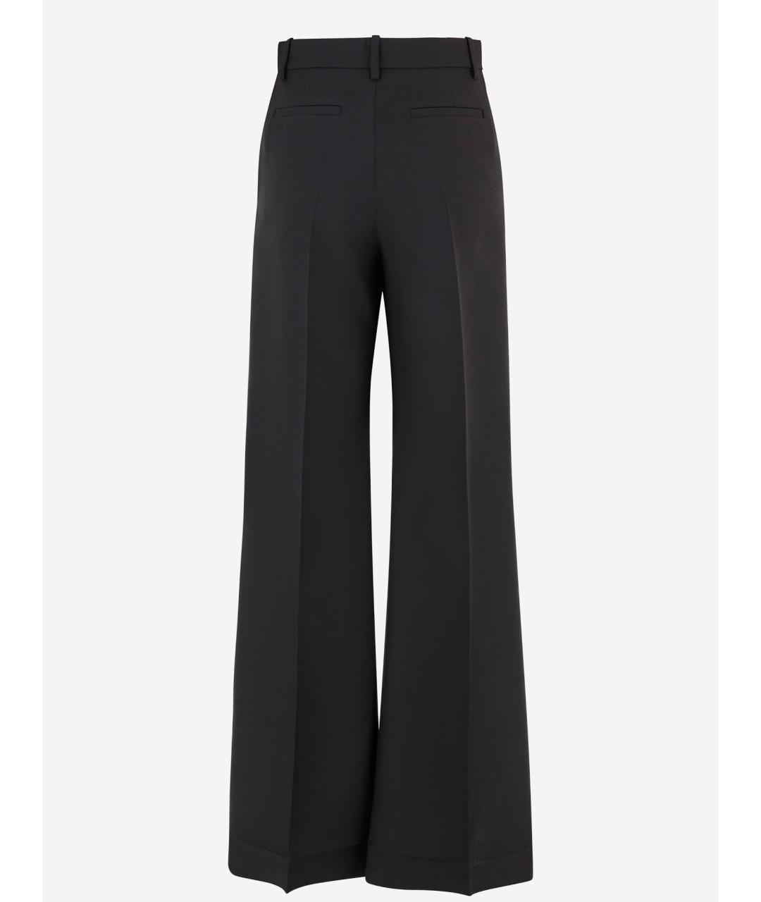 VALENTINO Черные шерстяные брюки широкие, фото 2