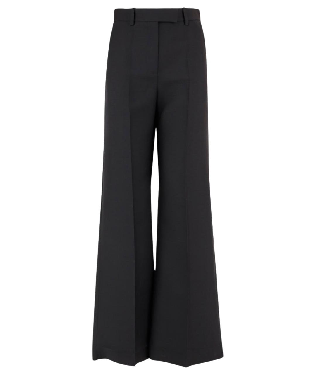 VALENTINO Черные шерстяные брюки широкие, фото 1