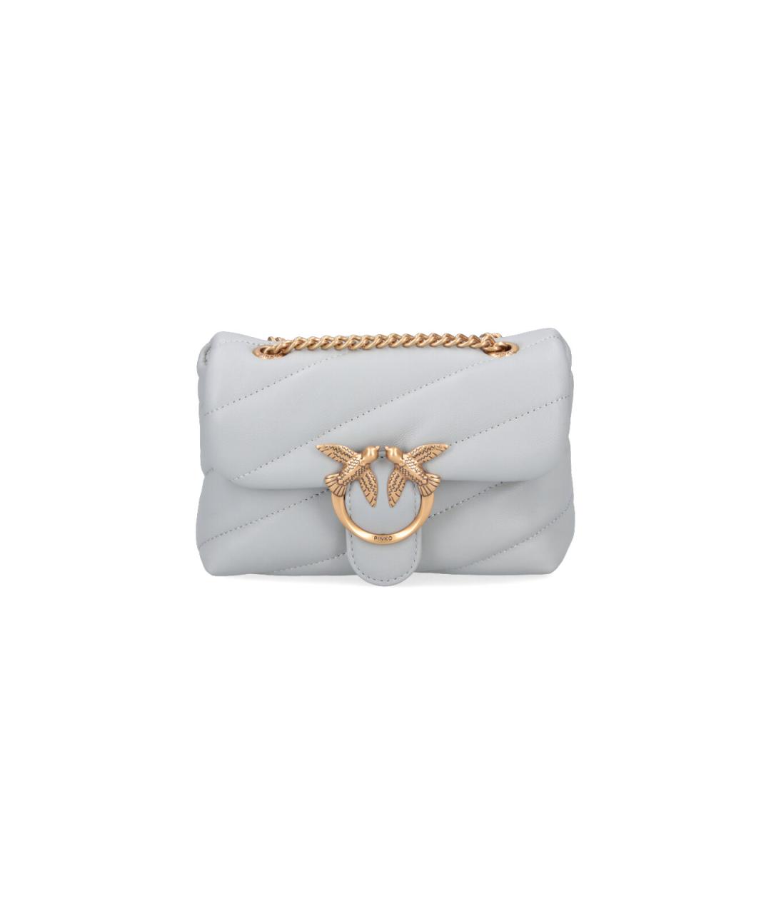 PINKO Серая сумка через плечо, фото 1