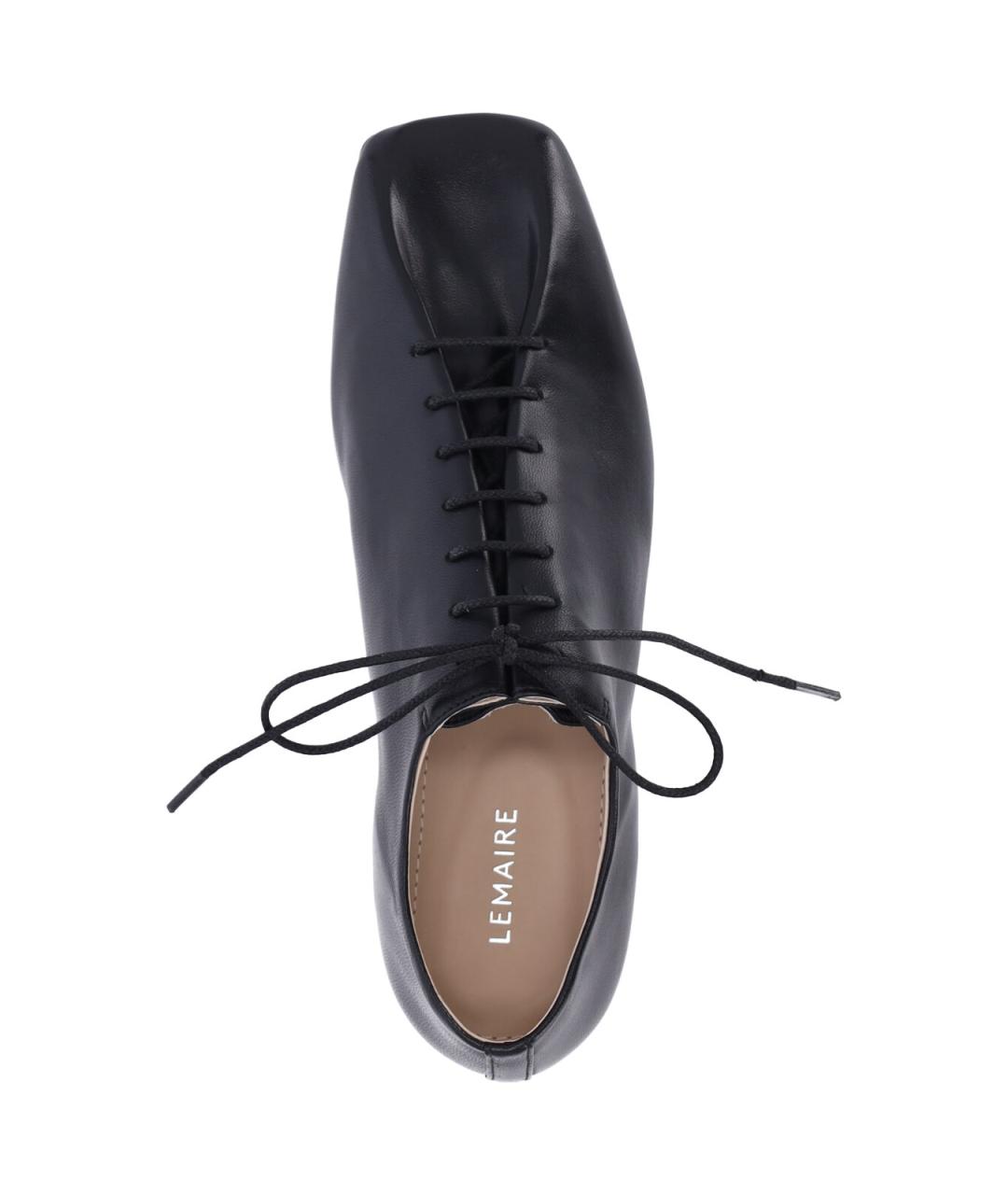LEMAIRE Черные кожаные туфли, фото 5